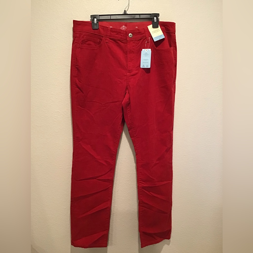 St. John’s Bay Red Corduroy Pants